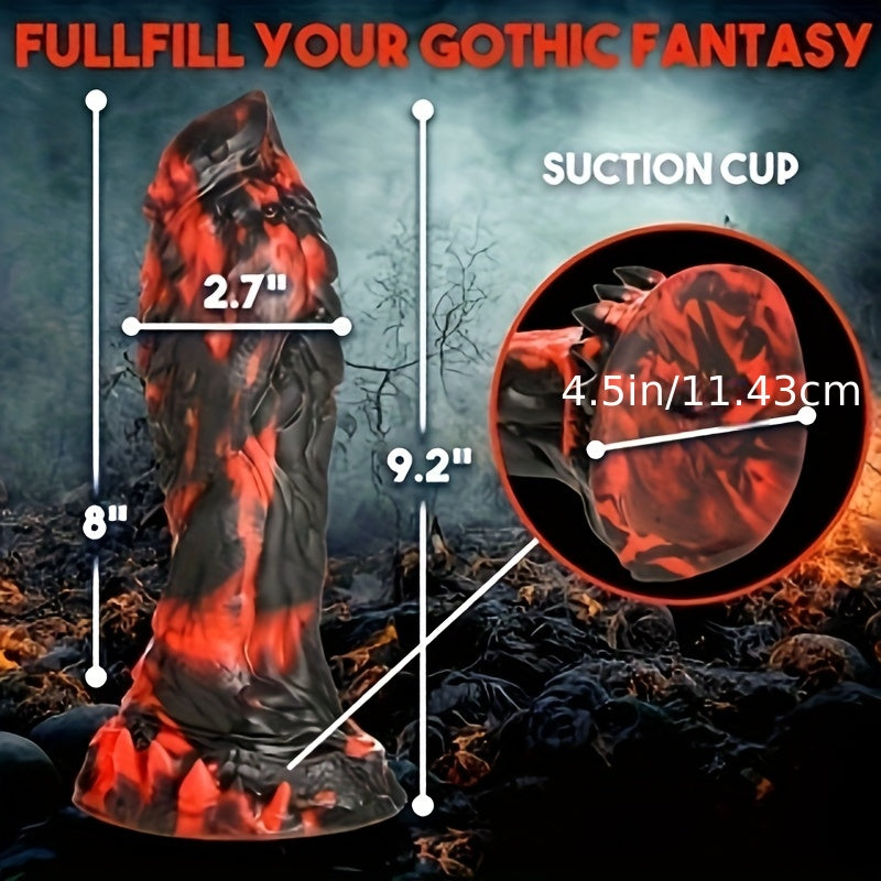Dinosaur Scale Monster Dildo — Textured Liquid Silicone