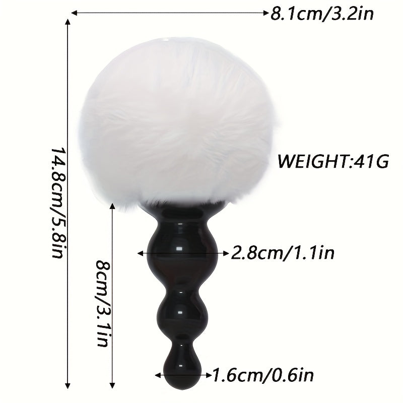 Rabbit Fox Tail Cosplay Sex Toys for Couples Silicone Anal Plug for Men And Women Plush Sex Toy with Rabbit Tail Prostate Massager Sexy Erotic Role Play Butt Plug Sex Shop Erotic Plug