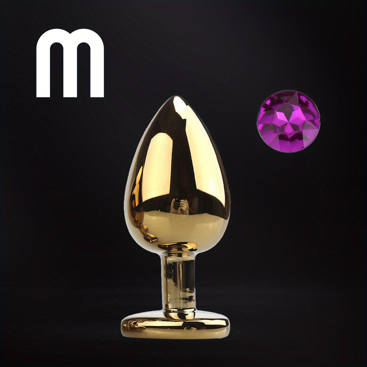 Golden Anal Dildo Adult Sex Toys, Mini Dildos Anal Sex Toys for Men And Women, Jewelry Anal Toys Adult Sex Toys, Sex Toys for Couples And Beginners, Steel Anal Dild Adult Toys Colorful