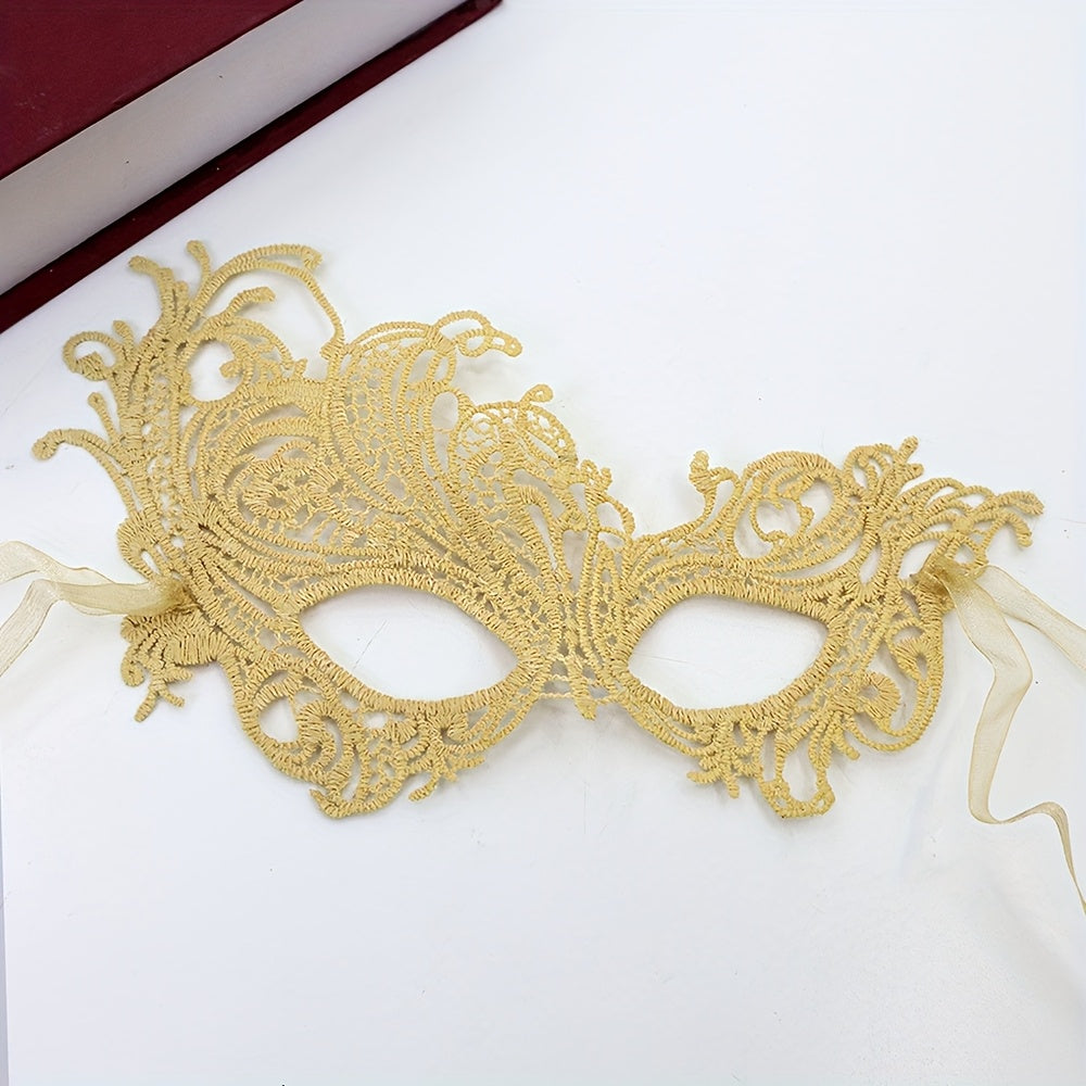 Golden Phoenix Lace Masquerade Mask