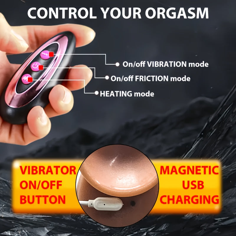 Rechargeable Large-Head Silicone Wand – 22 cm