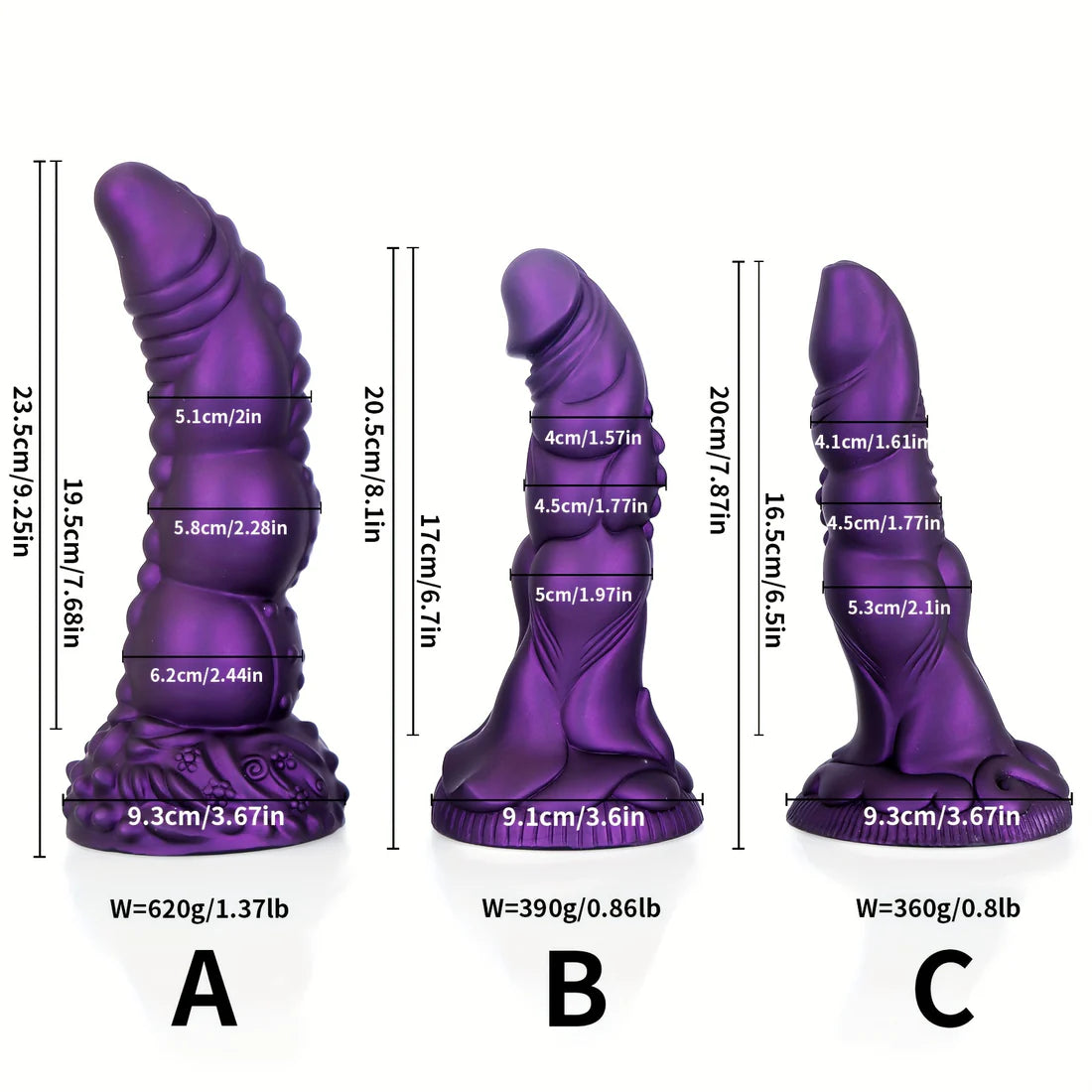 23.5cm Monster Fantasy Dildo