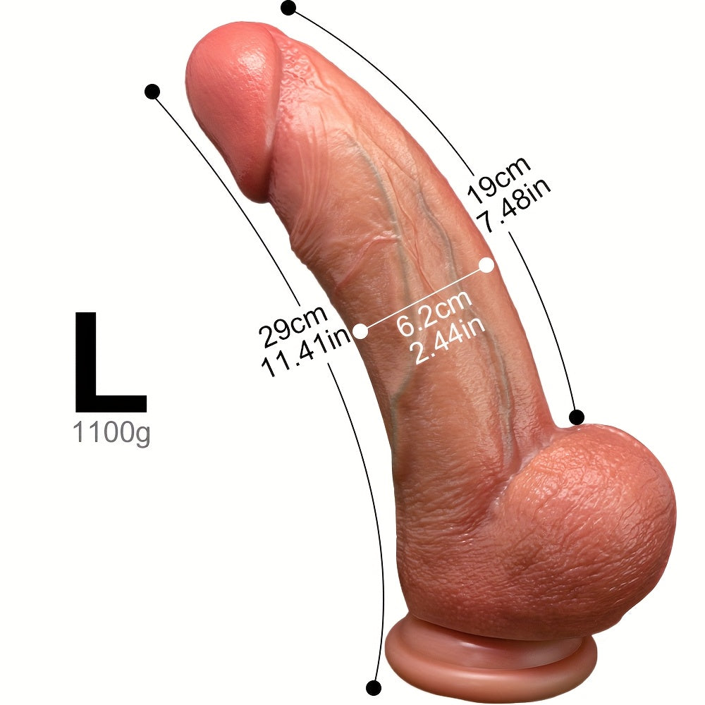 Thick Liquid Silicone Wand – 3 Distinct Sizes