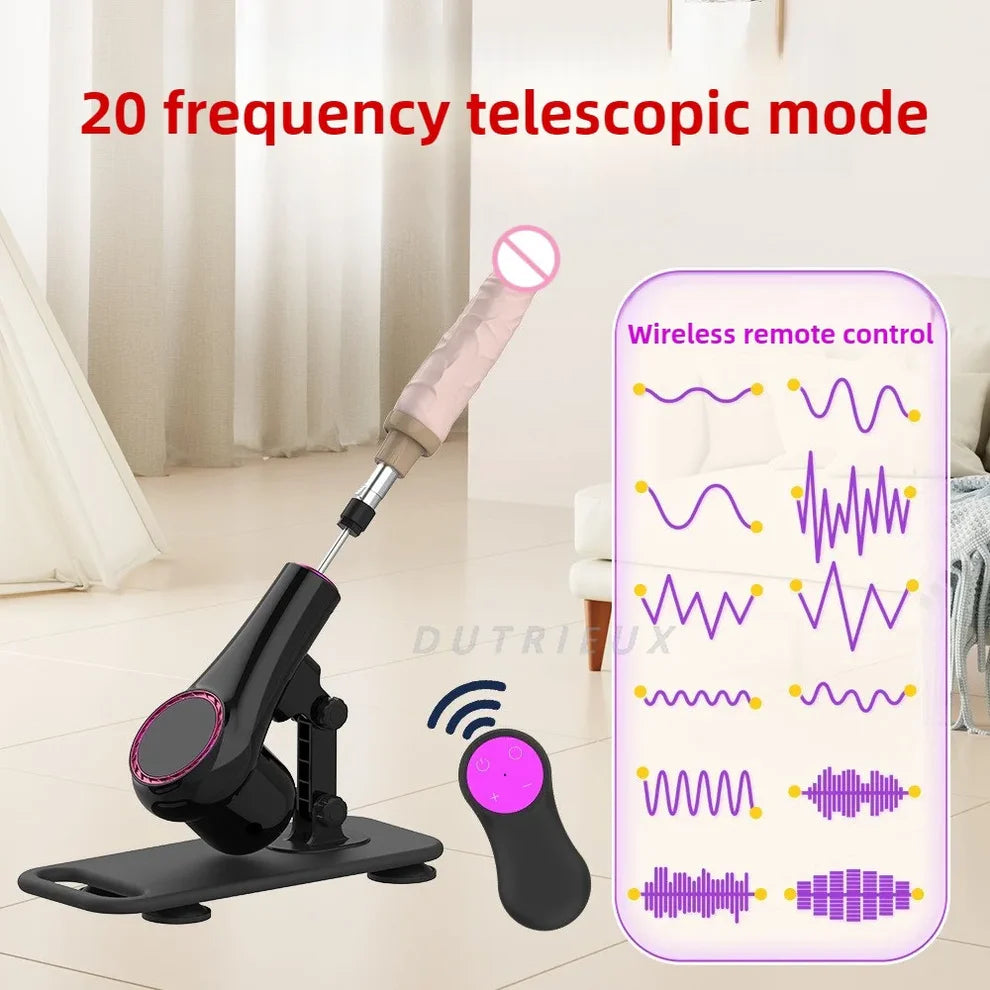 Wireless Remote Control Sex Machine Set