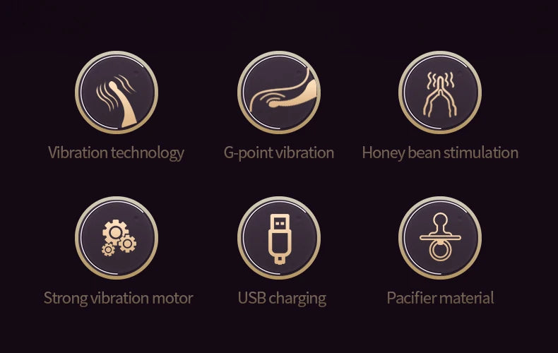 G-Spot Honey Bean Vibrator — Magnetic Ultrasonic Precision