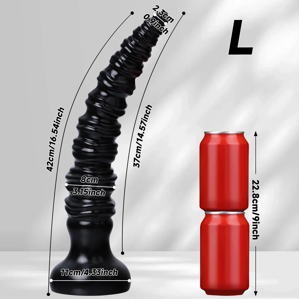 Soft Overlength Dildo Butt Plug
