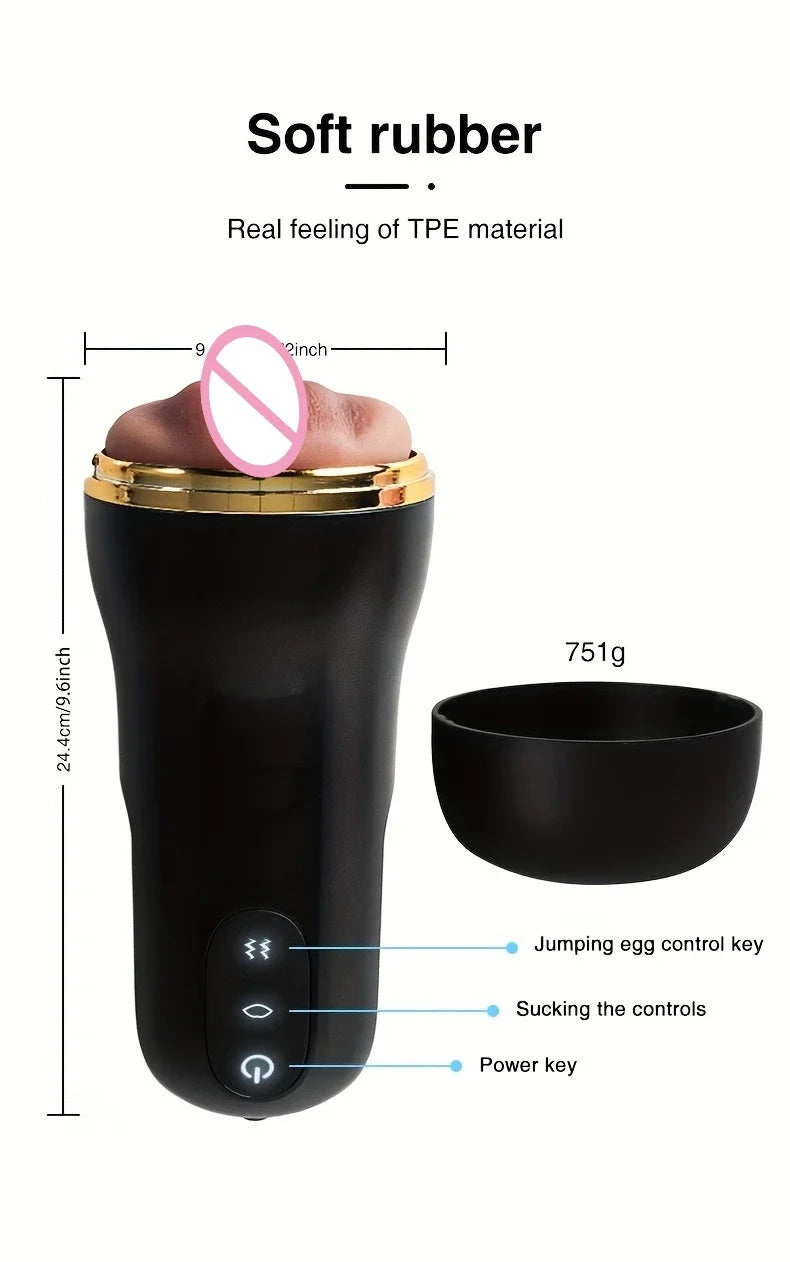 3D Automatic Pocket Trainer Stroker Cup