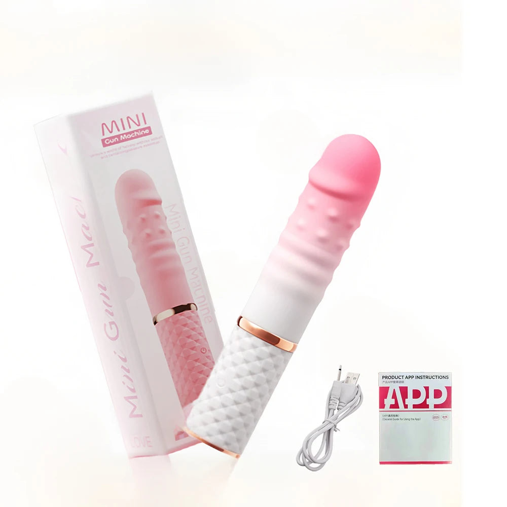 Telescopic Thrusting Dildo with Suction Cup