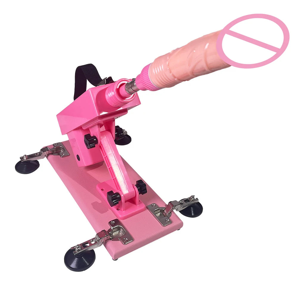 PINKZOOM Female Masturbation Machine Auto Scaling Sex Machine with Dildos Automatic Love Machines for Women