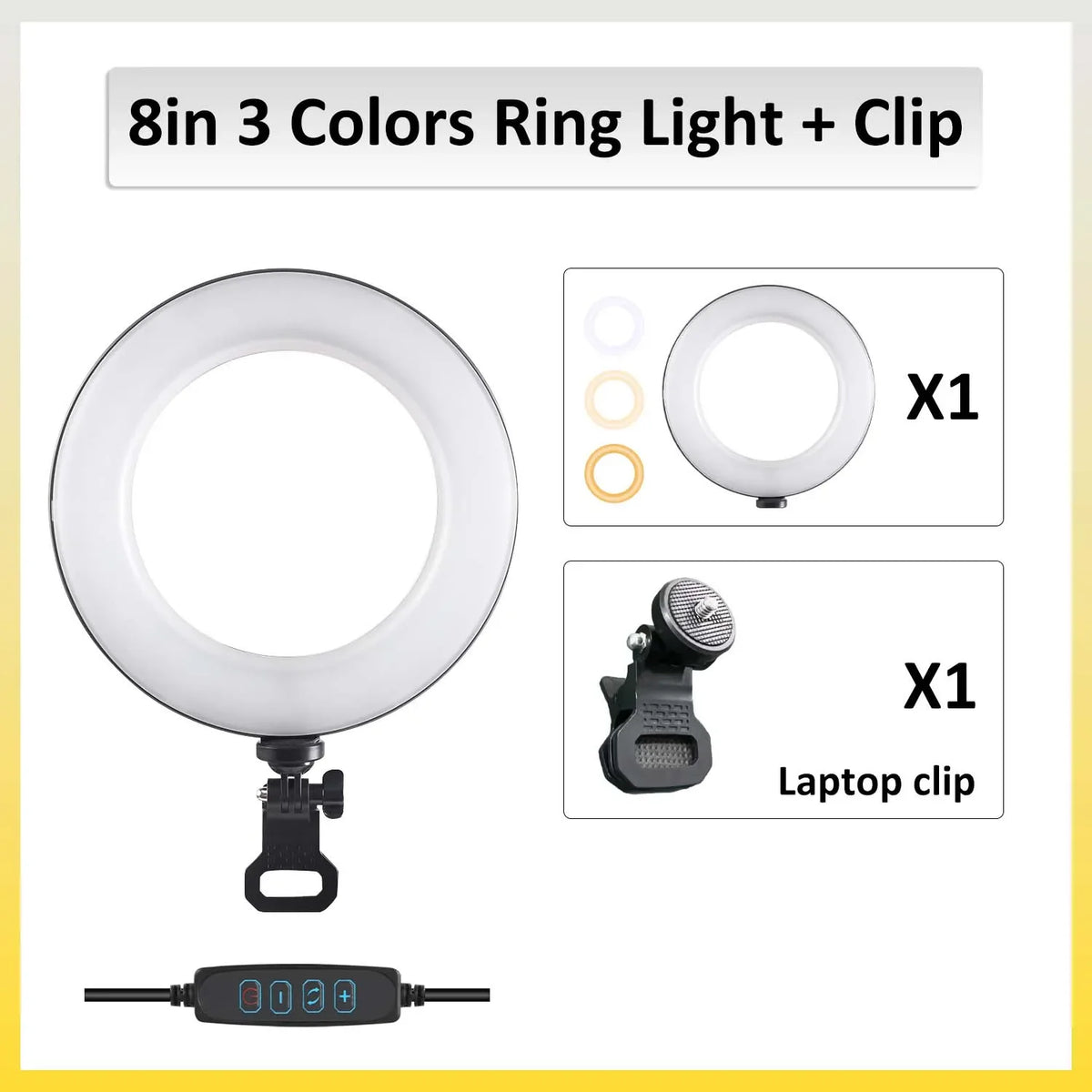 Bi-Color 3300K–5600K Ring Lamp
