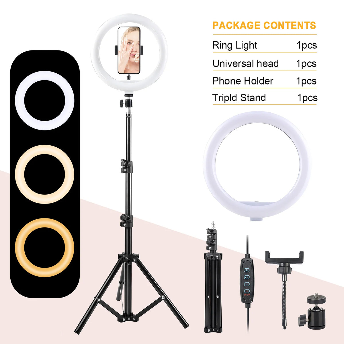 LED Ring Light With Tripod
