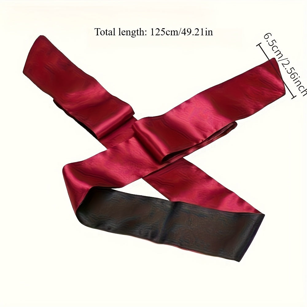Satin Sleep Blindfold | Lace-Up Sensory Mask