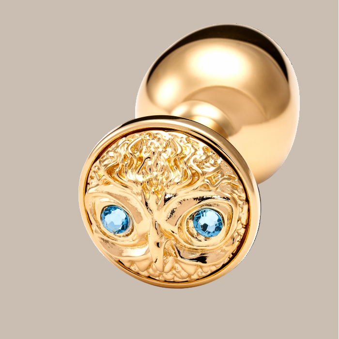 Dubai Inspired Gold Owl Anal Plug