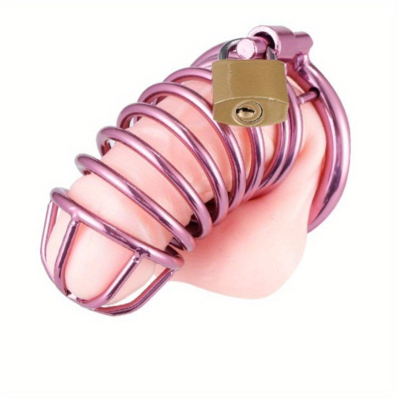 Polished Metal Male Chastity Cage