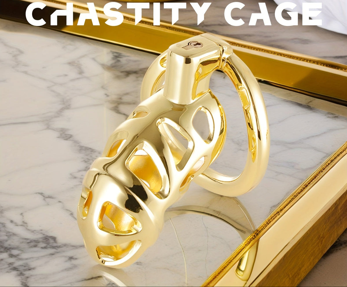 Luxury Golden Male Chastity