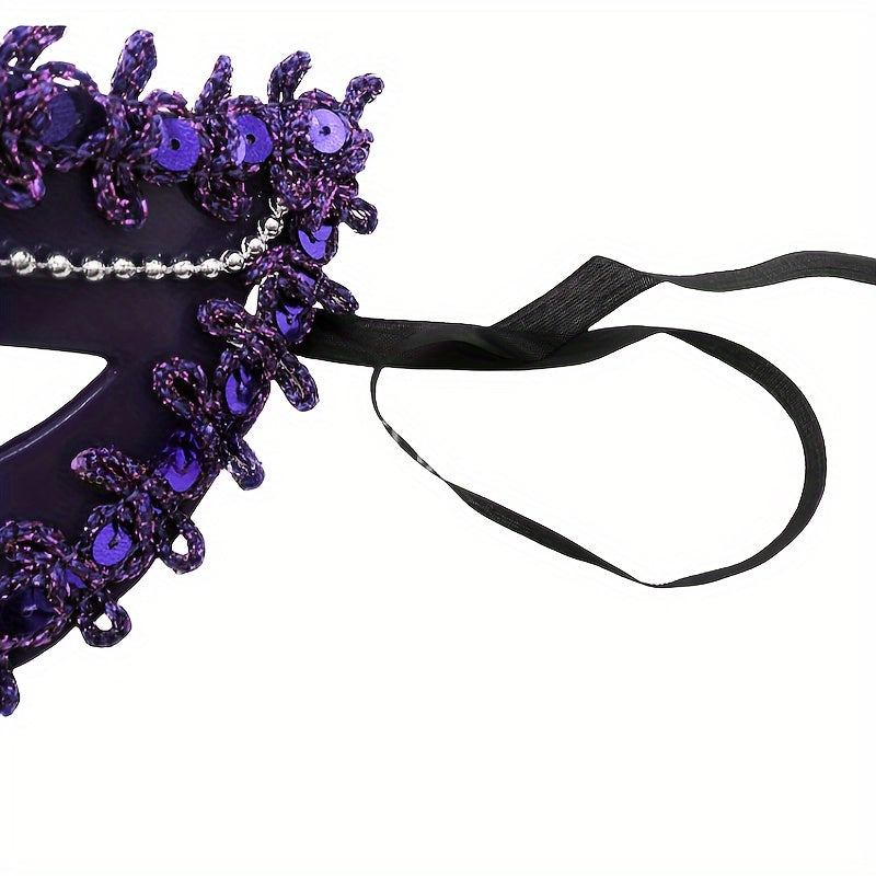Rhinestone Venetian Princess Mask
