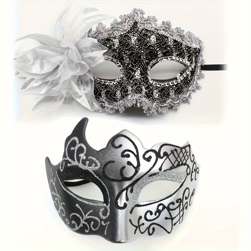 Victorian Side Flower Princess Mask