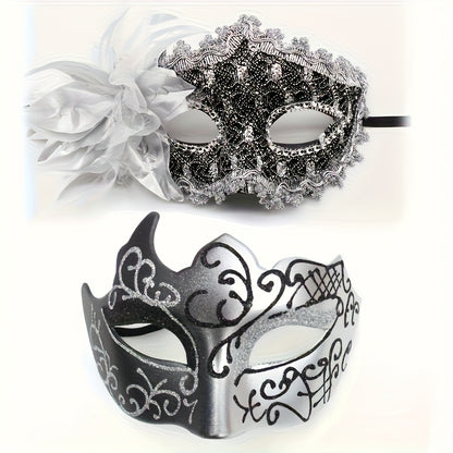 Victorian Side Flower Princess Mask