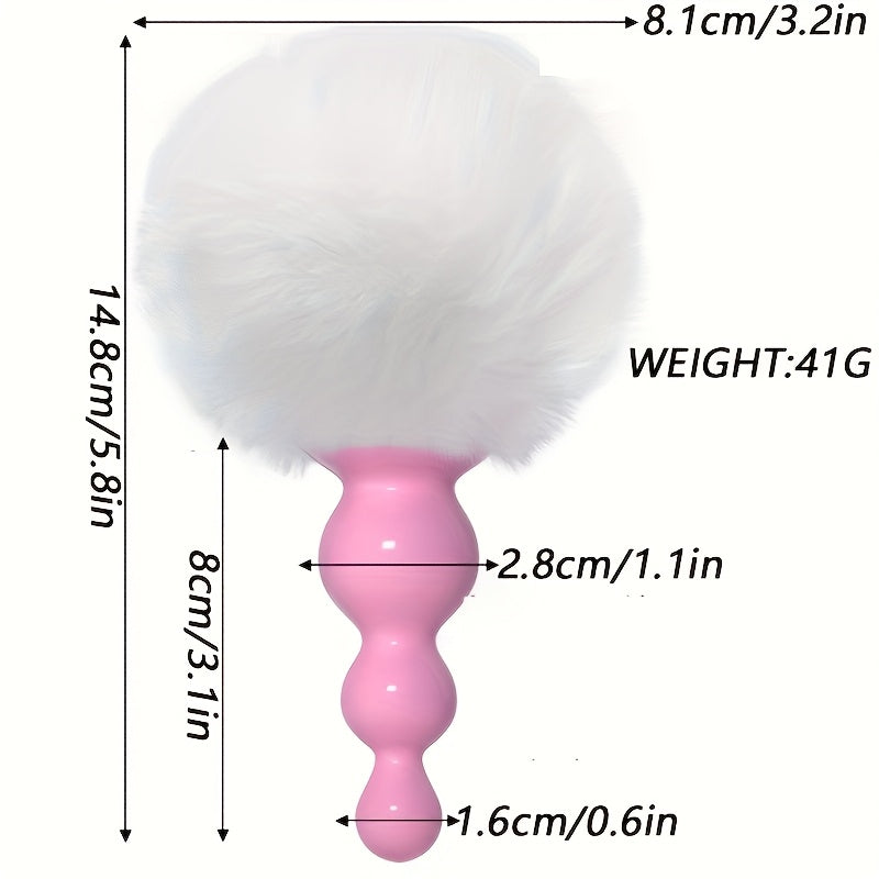 Rabbit Fox Tail Cosplay Sex Toys for Couples Silicone Anal Plug for Men And Women Plush Sex Toy with Rabbit Tail Prostate Massager Sexy Erotic Role Play Butt Plug Sex Shop Erotic Plug
