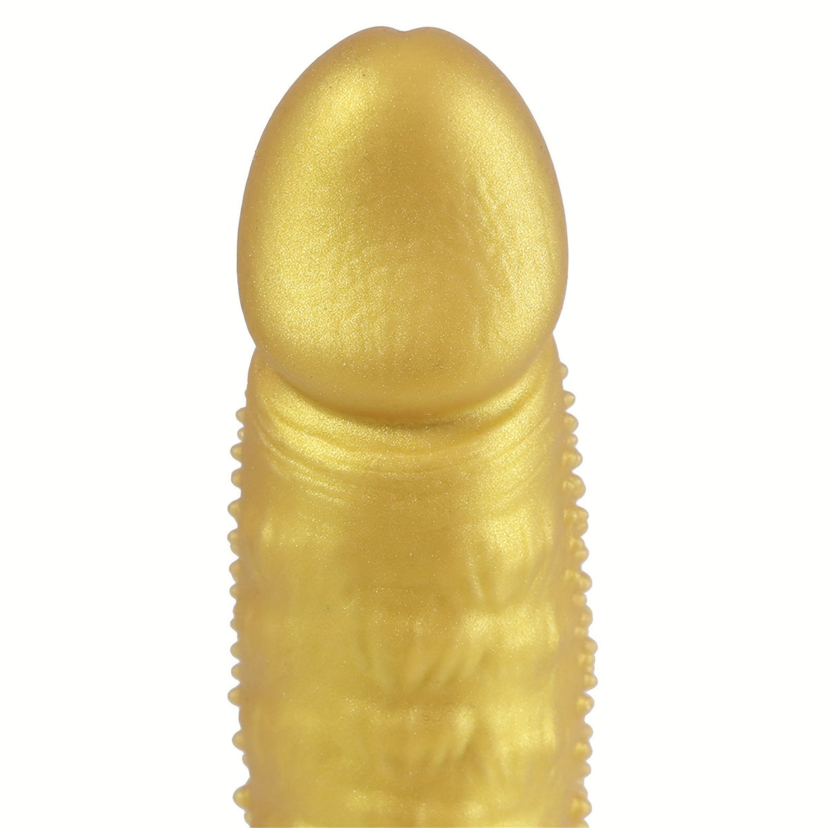 Golden Spiky Texture Dildo — 5 Sizes Anal and Vaginal