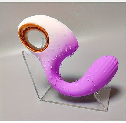 Silicone Clit Suction Vibrator — 10-Speed USB Rechargeable