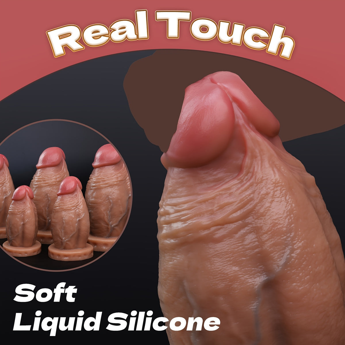 6-Size Silicone Wand Collection – S to XXXL