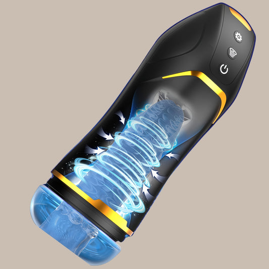 Automatic Male Stroker Cup — 10 Vibration 5 Suction Modes