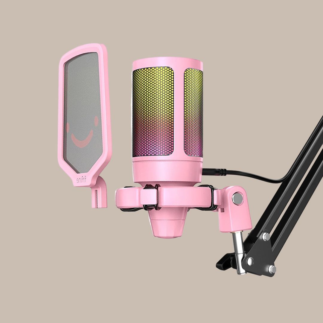 Microphone with RGB Lighting
