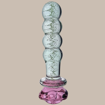 Rose Crystal Design Smooth Plug