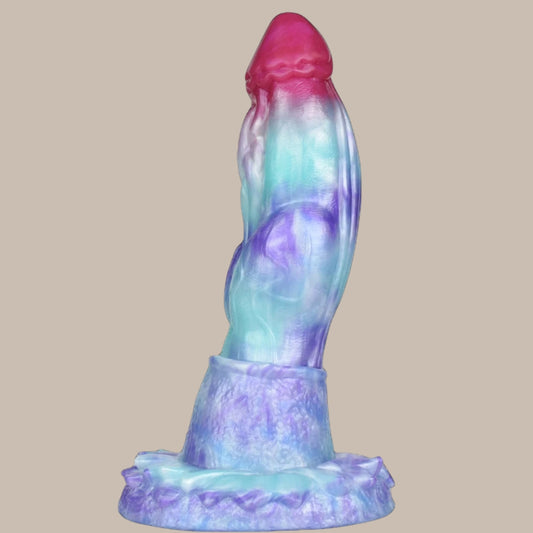 Ice Dragon Fantasy Silicone Dildo — 3 Sizes Suction Cup