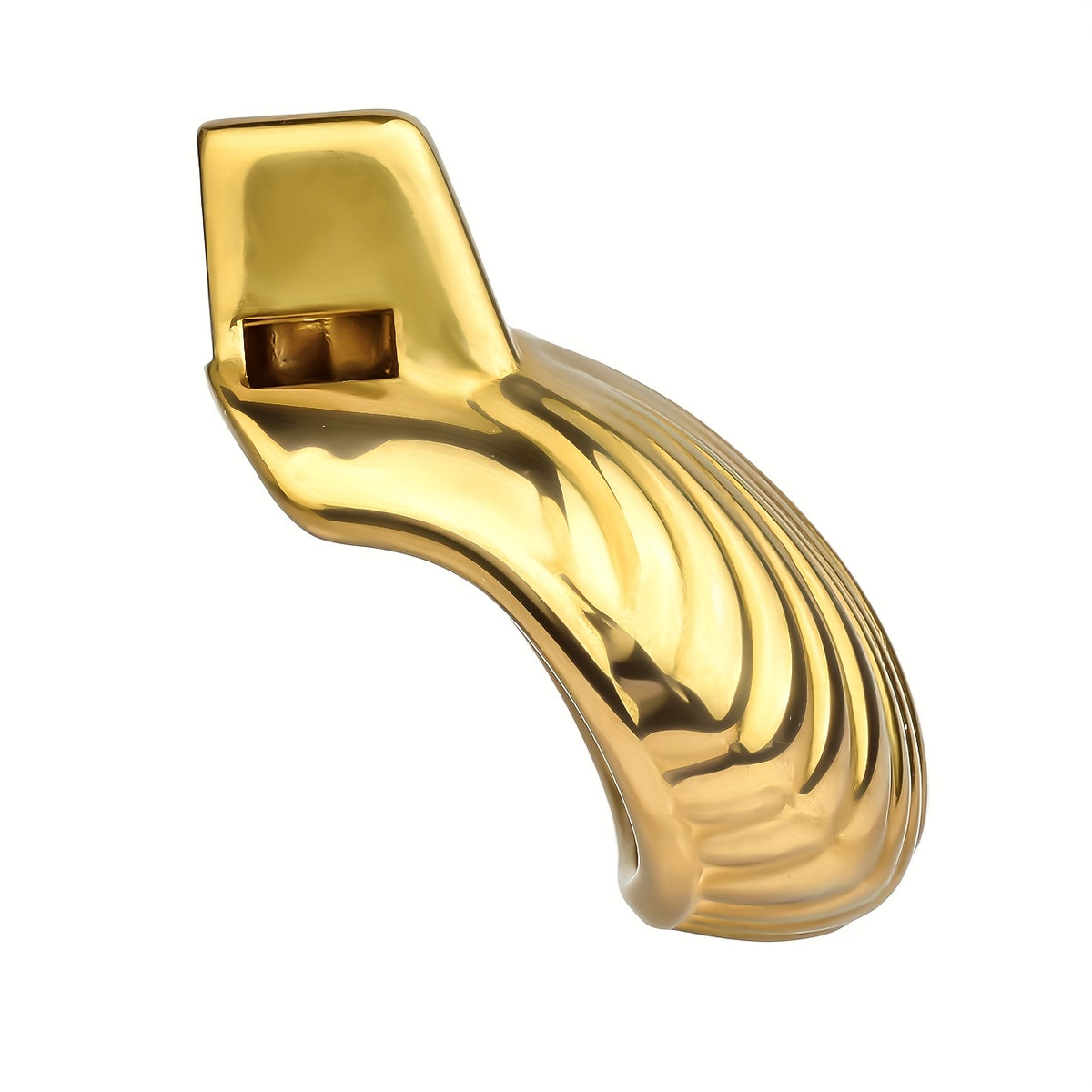 Golden Luxury Metal Chastity Cage