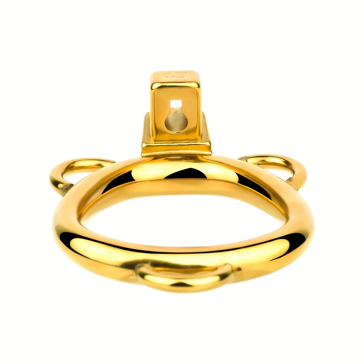Golden Luxury Metal Chastity Cage