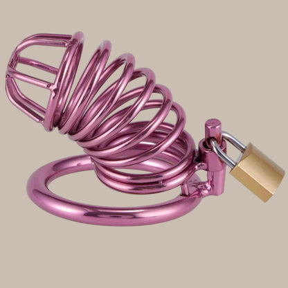 Polished Metal Male Chastity Cage
