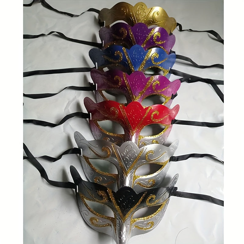 Mardi Gras Masquerade Mask 10-Pack