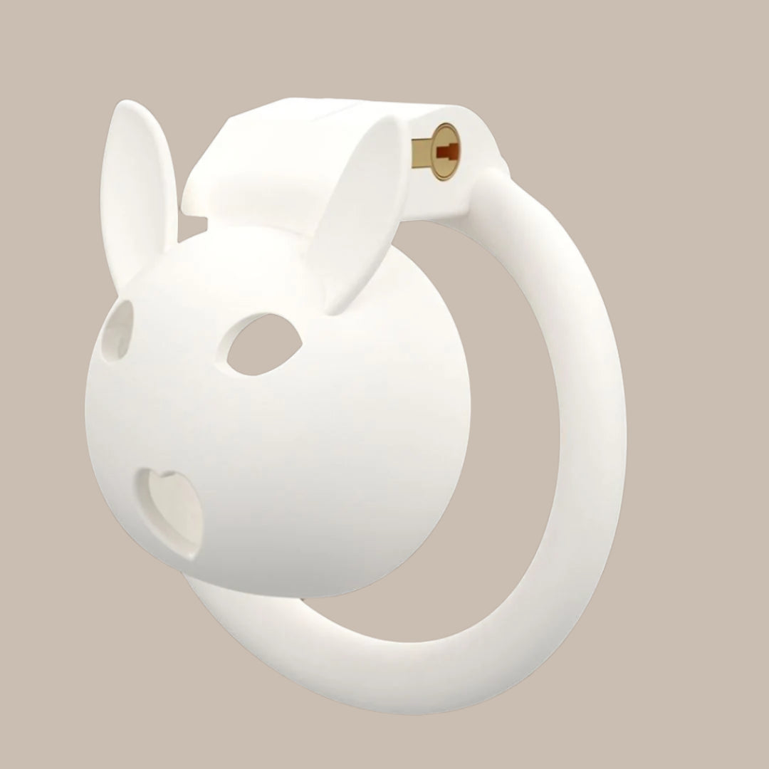 Cute Bunny Fetish Chastity Cage