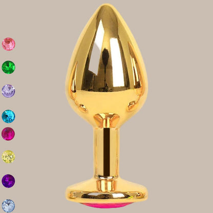 Gold-Plated Crystal Plug Set