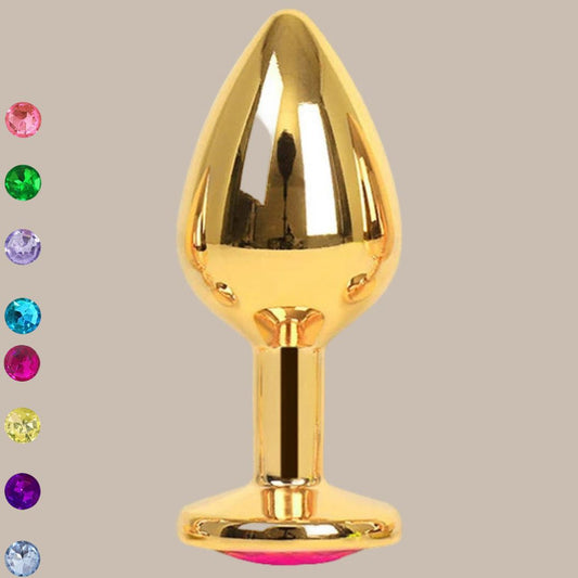 Gold-Plated Crystal Plug Set