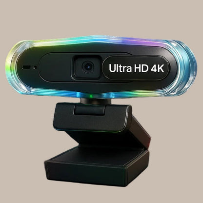 4k LED Light Autofocus Webcam