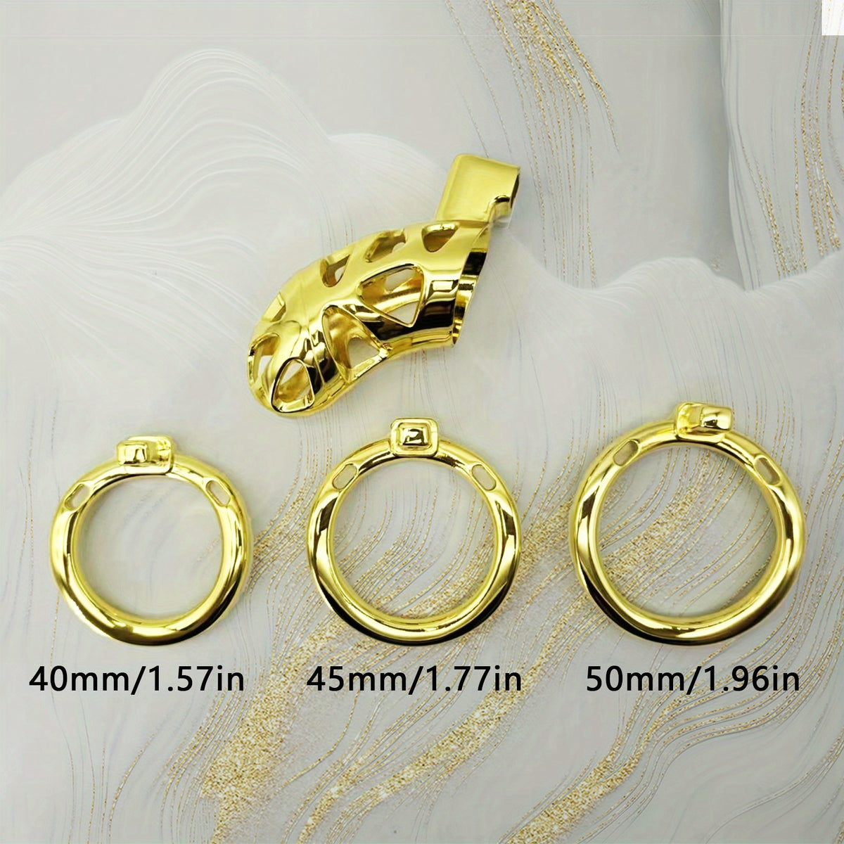Luxury Golden Male Chastity