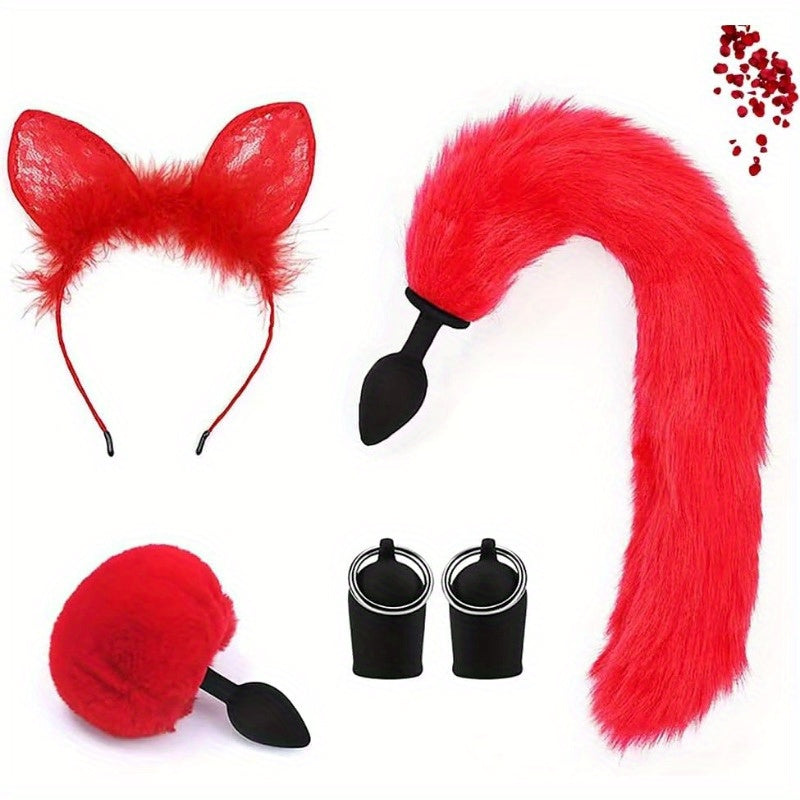 Cosplay Fantasy Tail & Ear Accessory Set