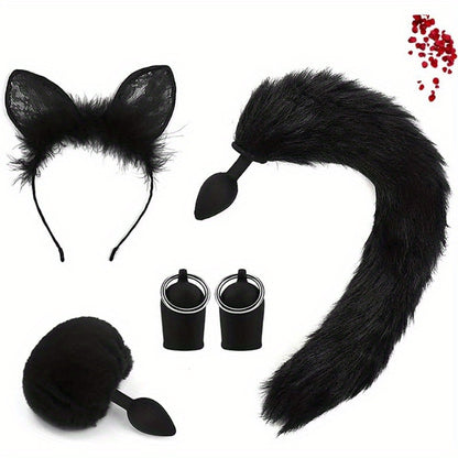 Cosplay Fantasy Tail & Ear Accessory Set
