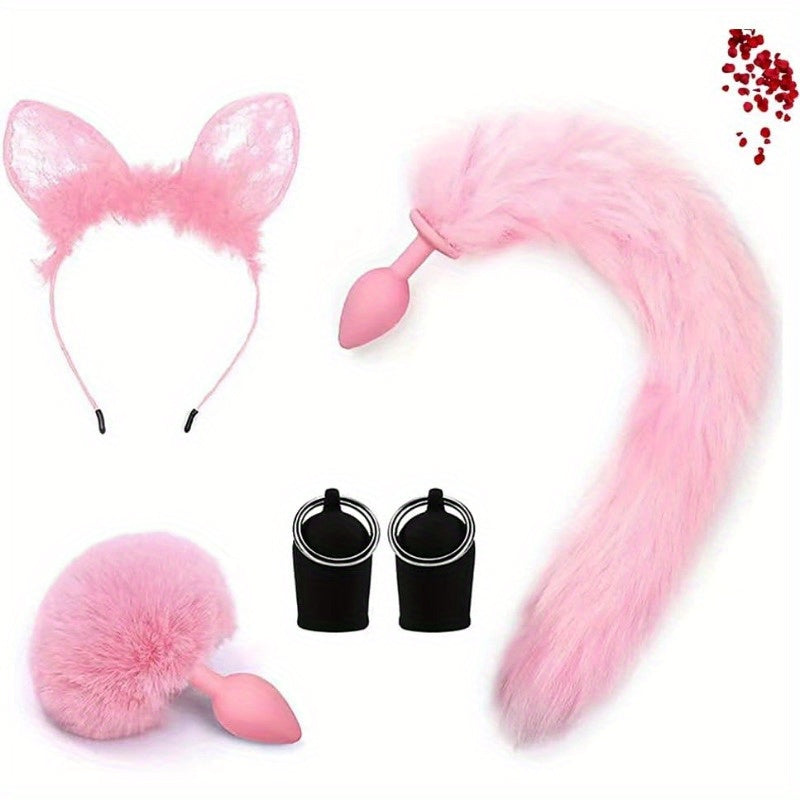 Cosplay Fantasy Tail & Ear Accessory Set