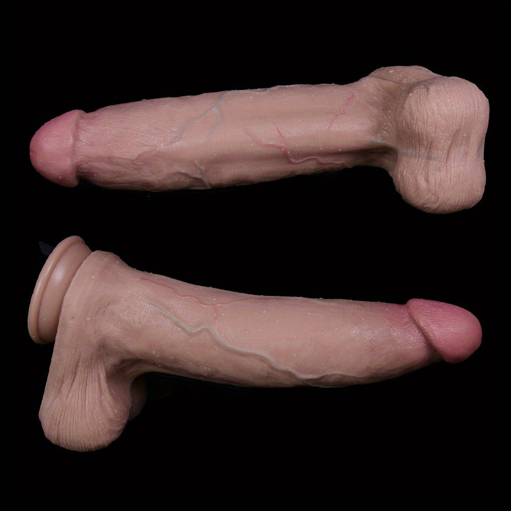Super-Long 34 cm White Liquid Silicone Wand – 2 Sizes
