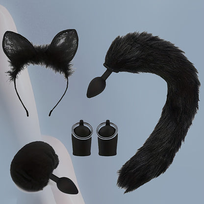 Cosplay Fantasy Tail & Ear Accessory Set