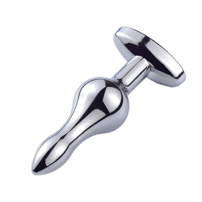 1pc, Metal outdoor anal plug, butt masturbation tools, jewel base butt plug, sex massager, g-point massage, dildos, sexual wellness, adult pleasure, adult sex toys