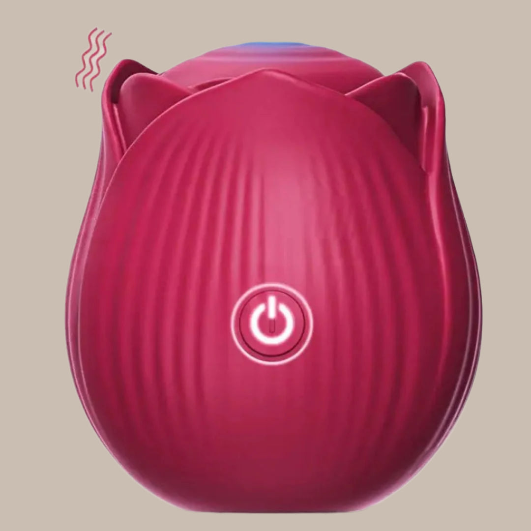 Rose-Shaped Clitoral Vibrator