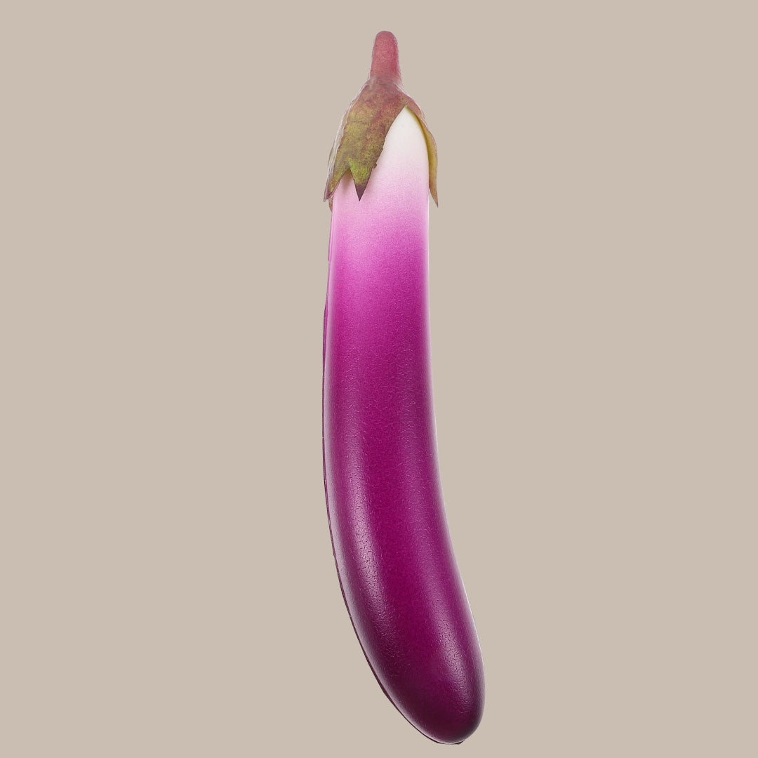 Eggplant Pleasure Dildo — 26cm Smooth PVC