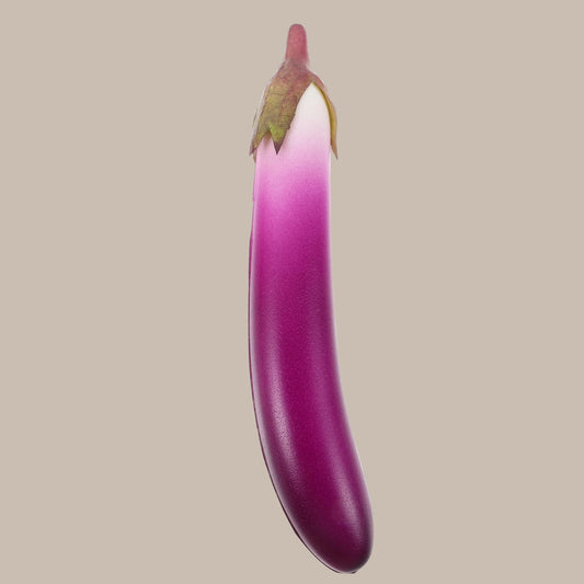 Eggplant Pleasure Dildo — 26cm Smooth PVC