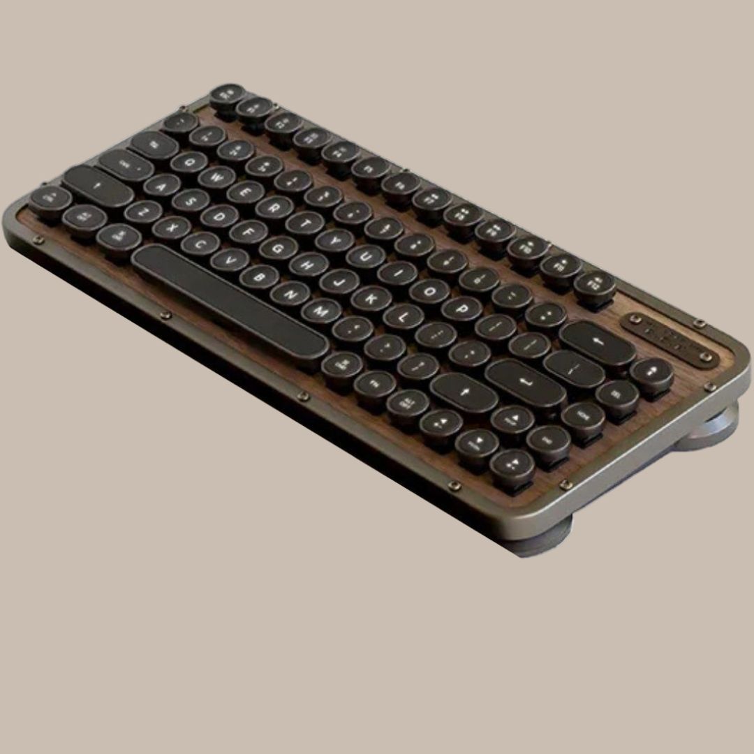 Premium handcrafted wood keyboard