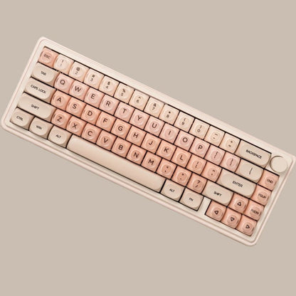 Stylish Beige Keyboard Keycaps